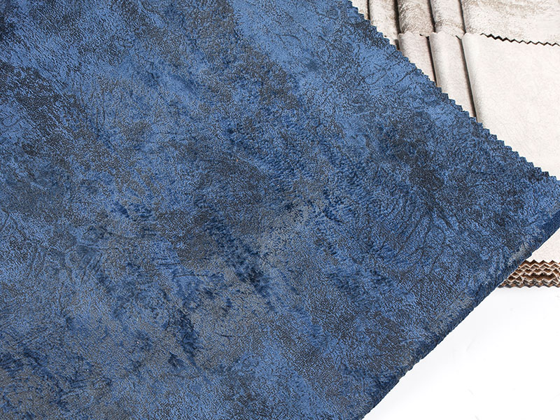 Fashion-forward laminated velvet fabric, perfect for apparel and accessories