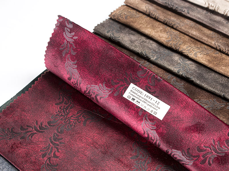 Durable and stain-resistant laminated velvet fabric, easy to clean