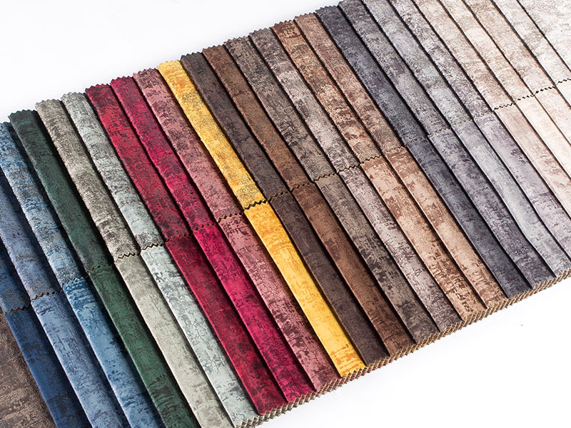 High-quality laminated velvet fabric, perfect for upholstery and home decor