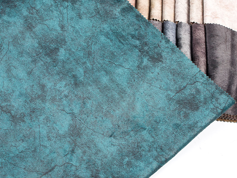 Luxurious dyed laminated velvet fabric, soft and durable, various colors